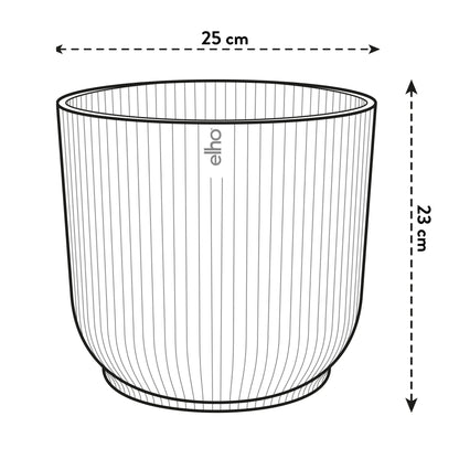 Kentia Palm ↕130cm - Ø25cm | Met ronde Elho Vibes Fold pot - Diepblauw