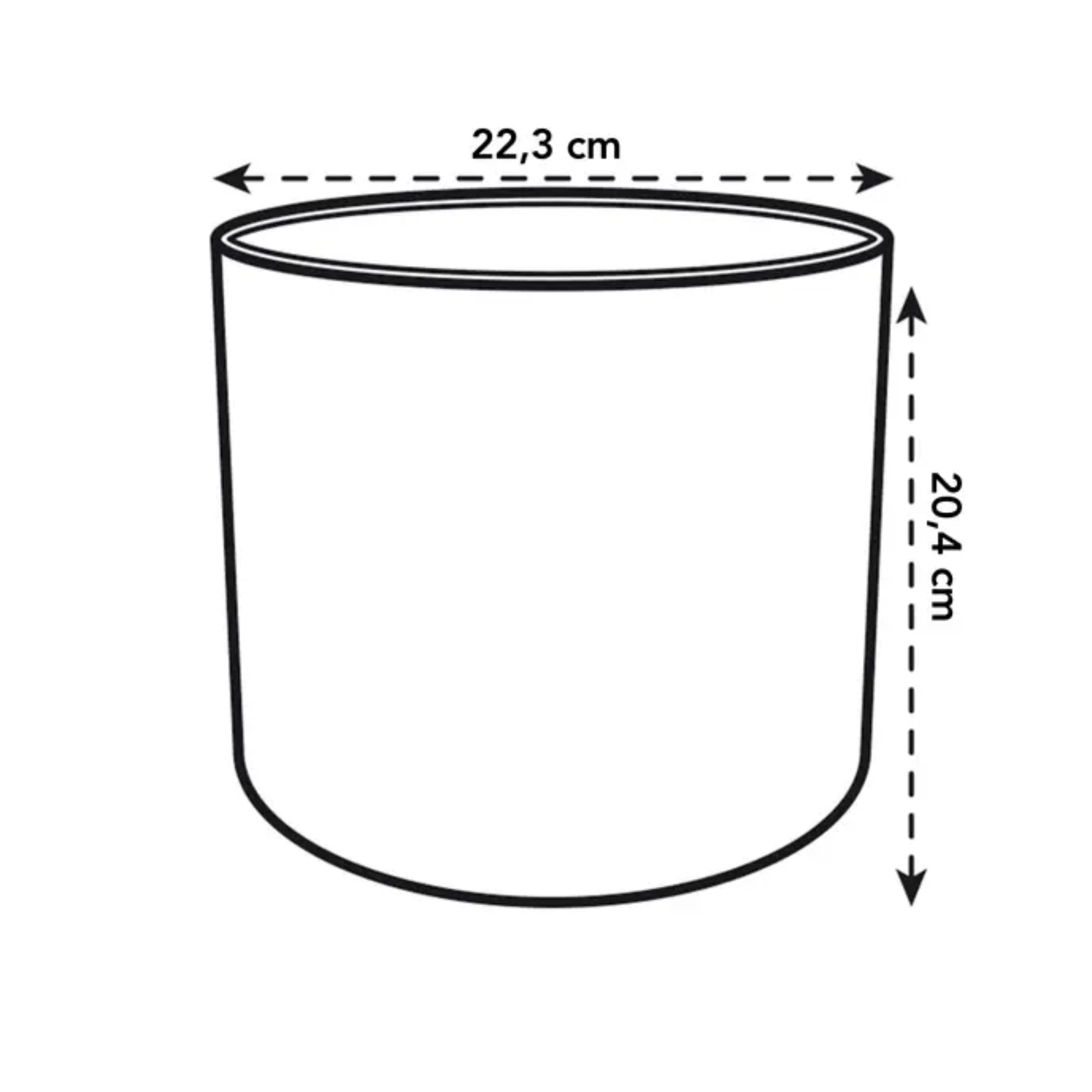 Kentia Palm ↕130cm - Ø22cm | Met ronde Elho Ocean pot - Pacifisch groen