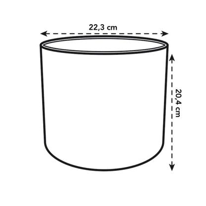 Kentia Palm ↕130cm - Ø22cm | Met ronde Elho Ocean pot - Pacifisch groen