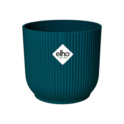 Kentia Palm ↕130cm - Ø25cm | Met ronde Elho Vibes Fold pot - Diepblauw