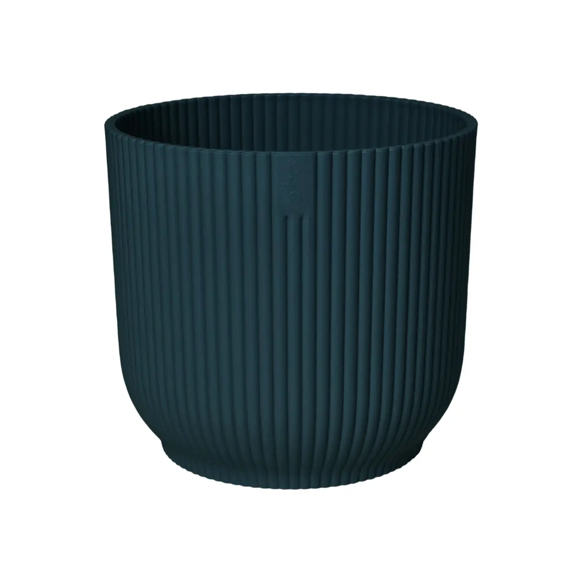 Kentia palm ↕160cm - Ø30cm | Met ronde Elho Vibes Fold pot - Diepblauw